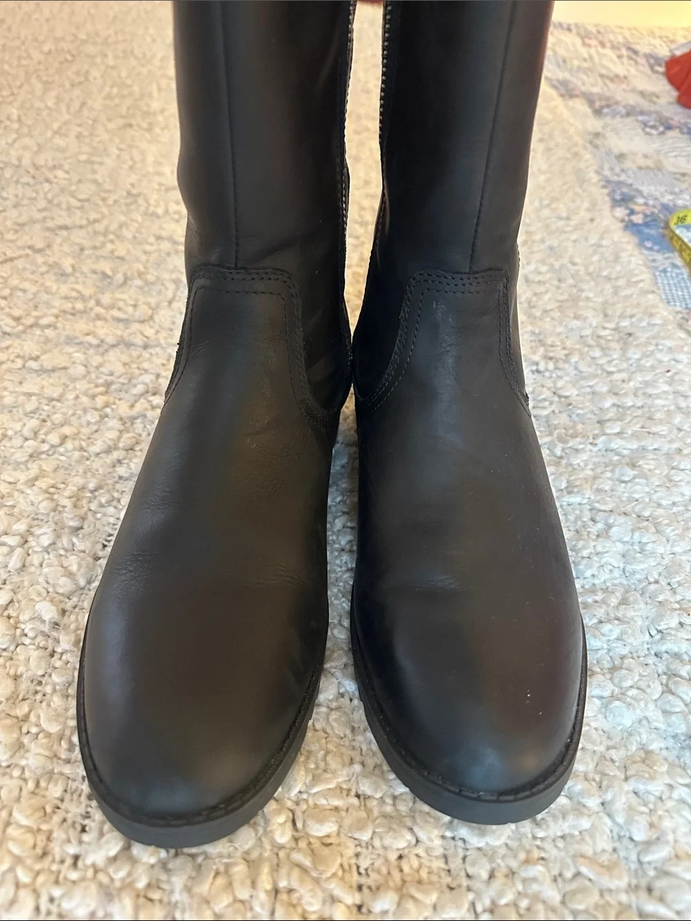 Ariat Black Waterproof Leather Knee High Riding Boots